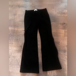 Mango Black Stretch slightly Flared Pants